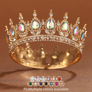 Women's Zinc Alloy Plant Pattern Tiaras Bridal Classic Crown