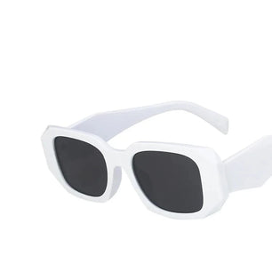 Women's Resin Frame Acrylic Lens Square Shaped UV400 Sunglasses