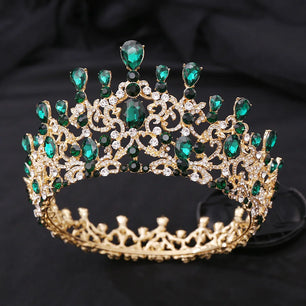 Women's Zinc Alloy Plant Pattern Tiaras Bridal Classic Crown