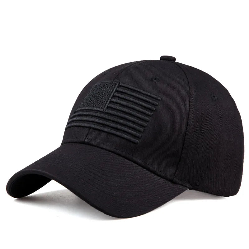 Men's Cotton Adjustable Strap Solid Pattern Casual Baseball Caps