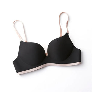 Women's Polyester Non-Convertible Straps Back Closure Push Up Bra