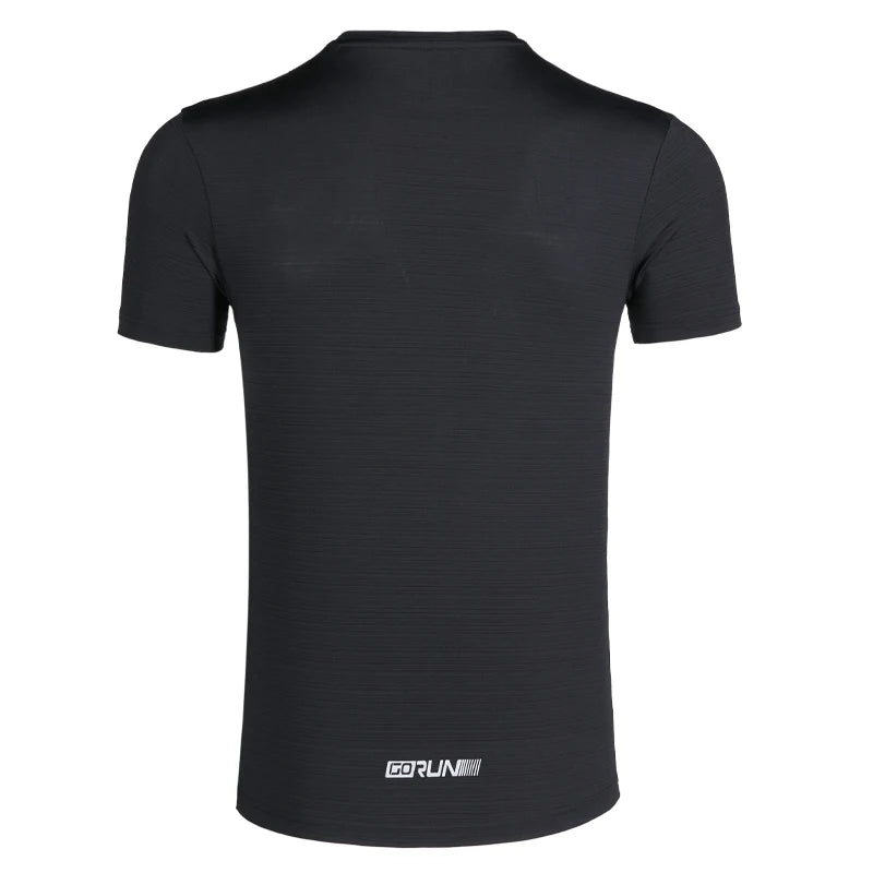 Men's Microfiber Short Sleeve Pullover Closure Sportswear T-Shirt