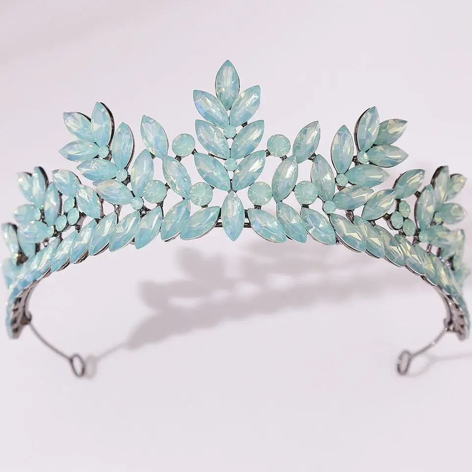 Women's Zinc Alloy Plant Pattern Tiaras Bridal Classic Crown