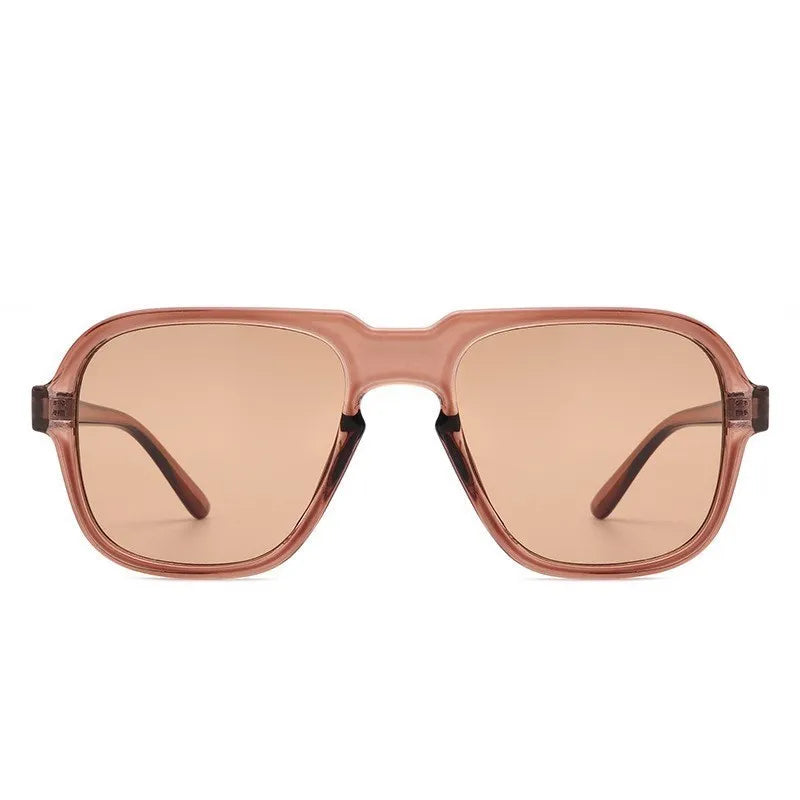 Women's Polycarbonate Frame Square Shaped Vintage Sunglasses