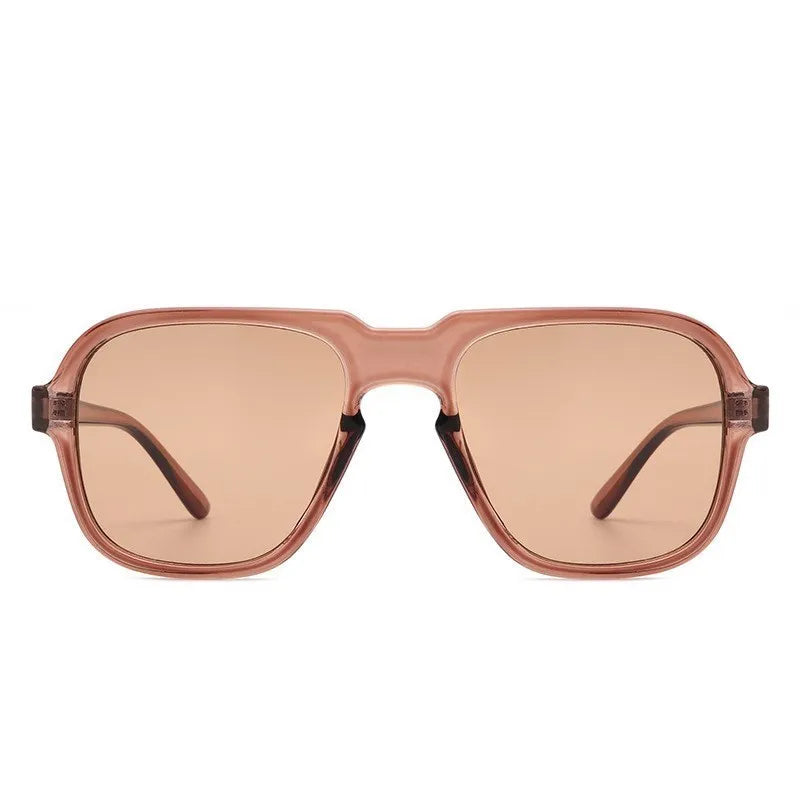 Women's Polycarbonate Frame Square Shape Vintage UV400 Sunglasses