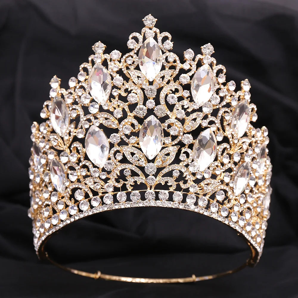 Women's Zinc Alloy Plant Pattern Tiaras Bridal Classic Crown