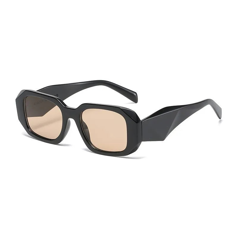 Women's Polycarbonate Frame Rectangle Shaped UV400 Sunglasses