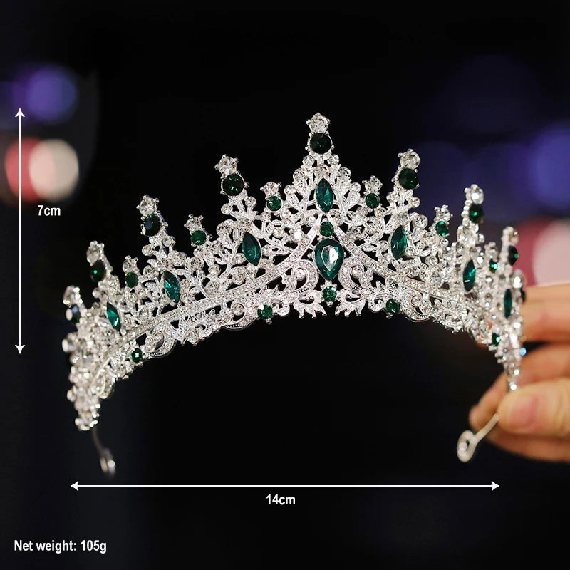 Women's Zinc Alloy Plant Pattern Tiaras Bridal Classic Crown