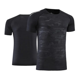 Men's Polyester Short Sleeve Pullover Closure Sportswear T-Shirt