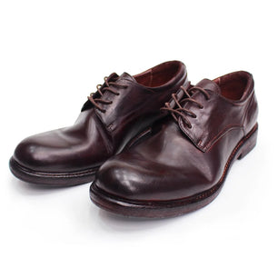 Men's Genuine Leather Round Toe Lace-Up Closure Casual Shoes