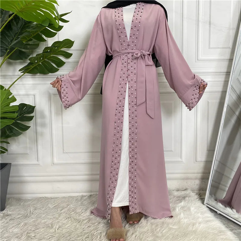 Women's Arabian Polyester Full Sleeve Embroidered Pattern Abaya