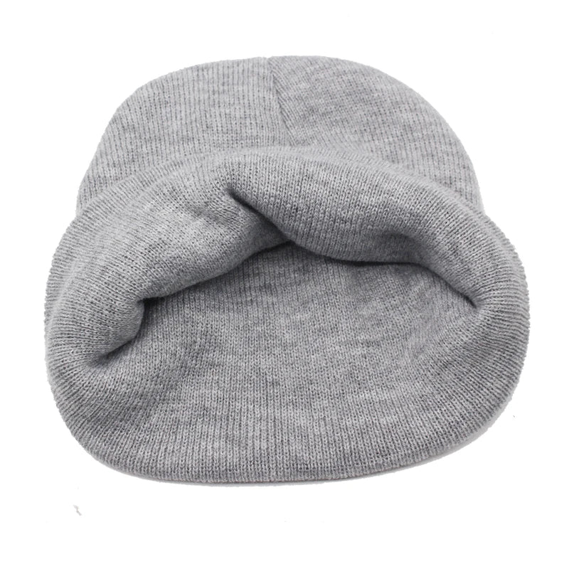 Men's Acrylic Skullies Beanies Letter Pattern Casual Warm Cap