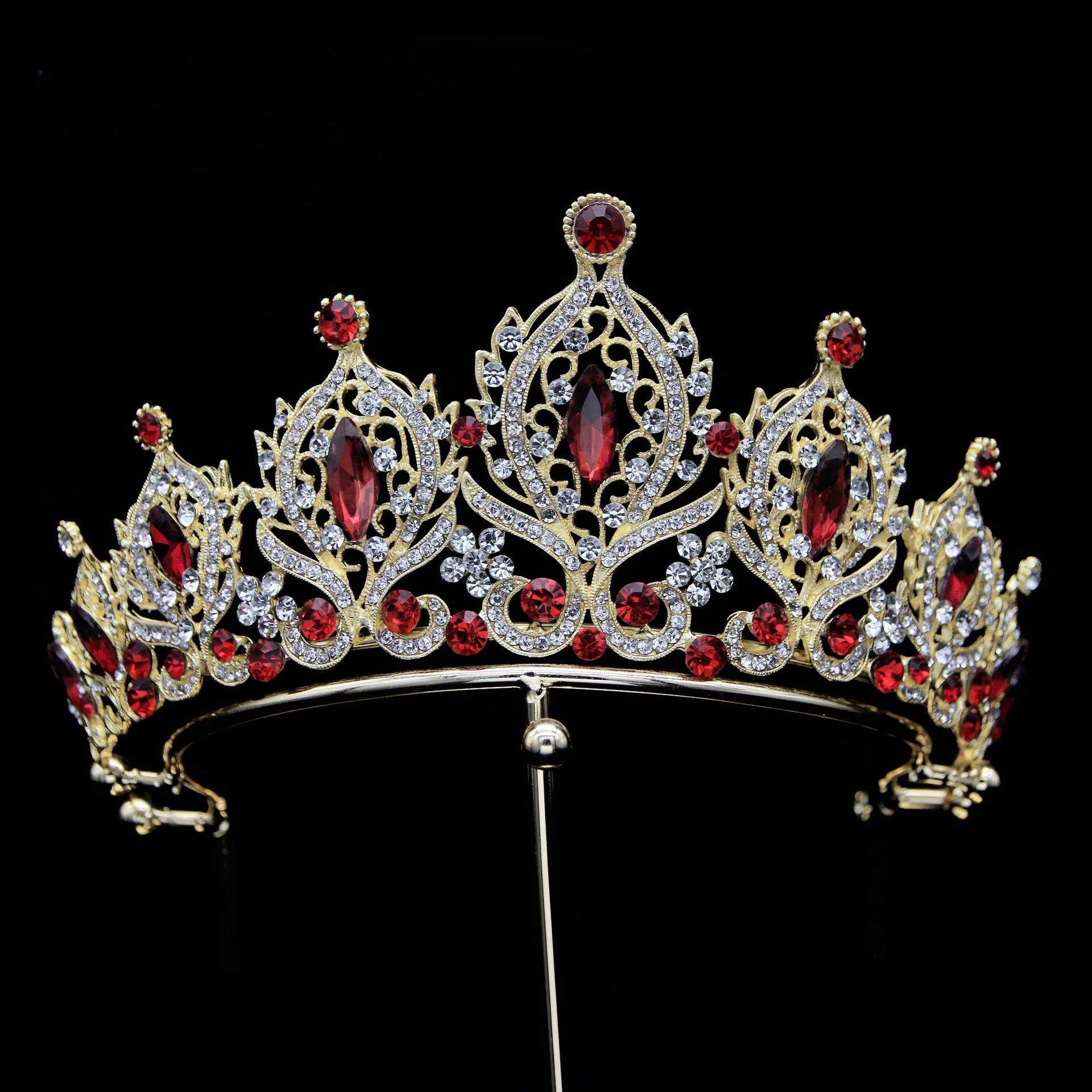 Women's Zinc Alloy Water Drop Pattern Tiaras Bridal Classic Crown