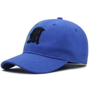 Men's Cotton Adjustable Strap Embroidery Pattern Baseball Caps