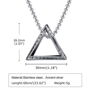 Men's Metal Stainless Steel Link Chain Geometric Pattern Necklace