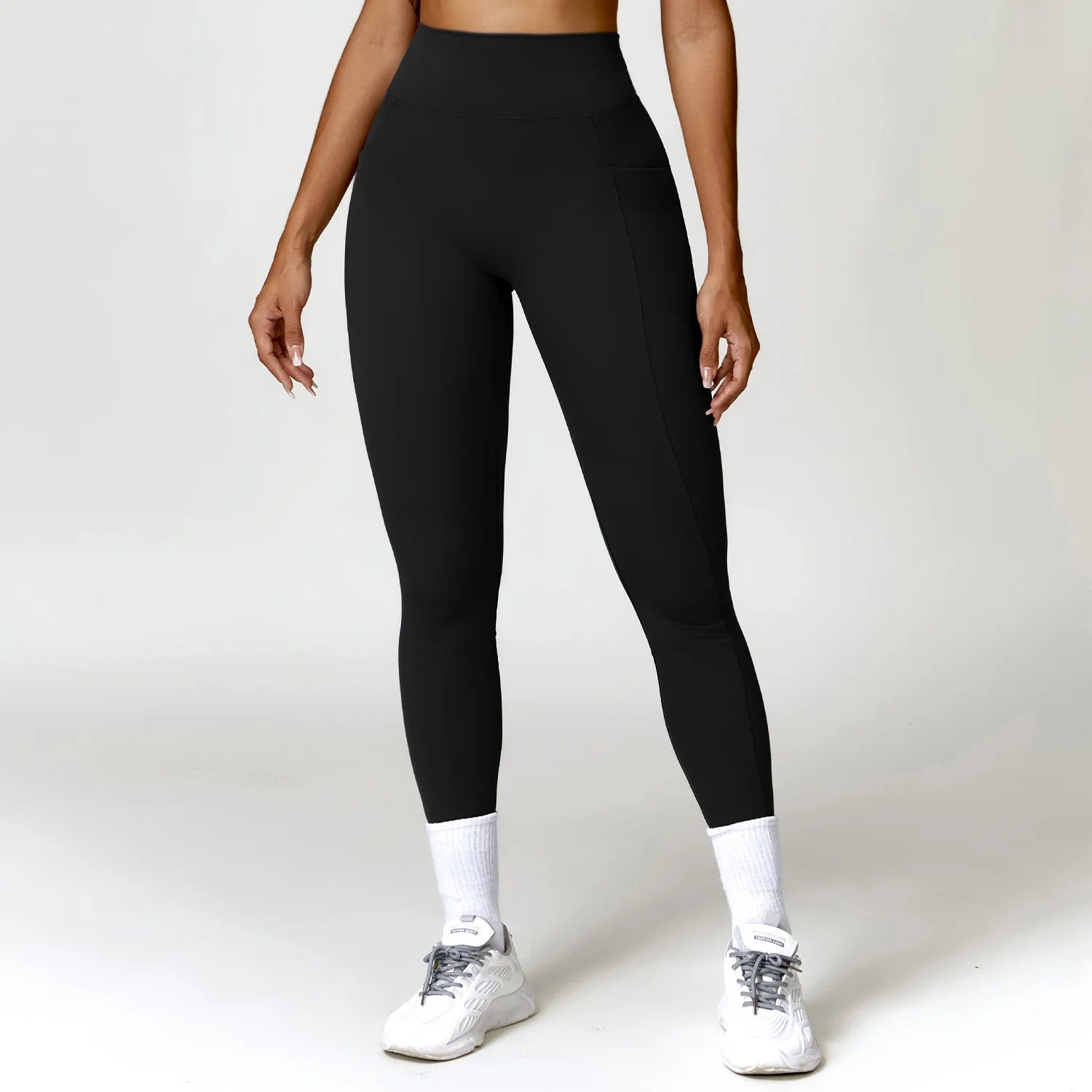 Women's Nylon High Waist Push Up Fitness Sports Wear Leggings