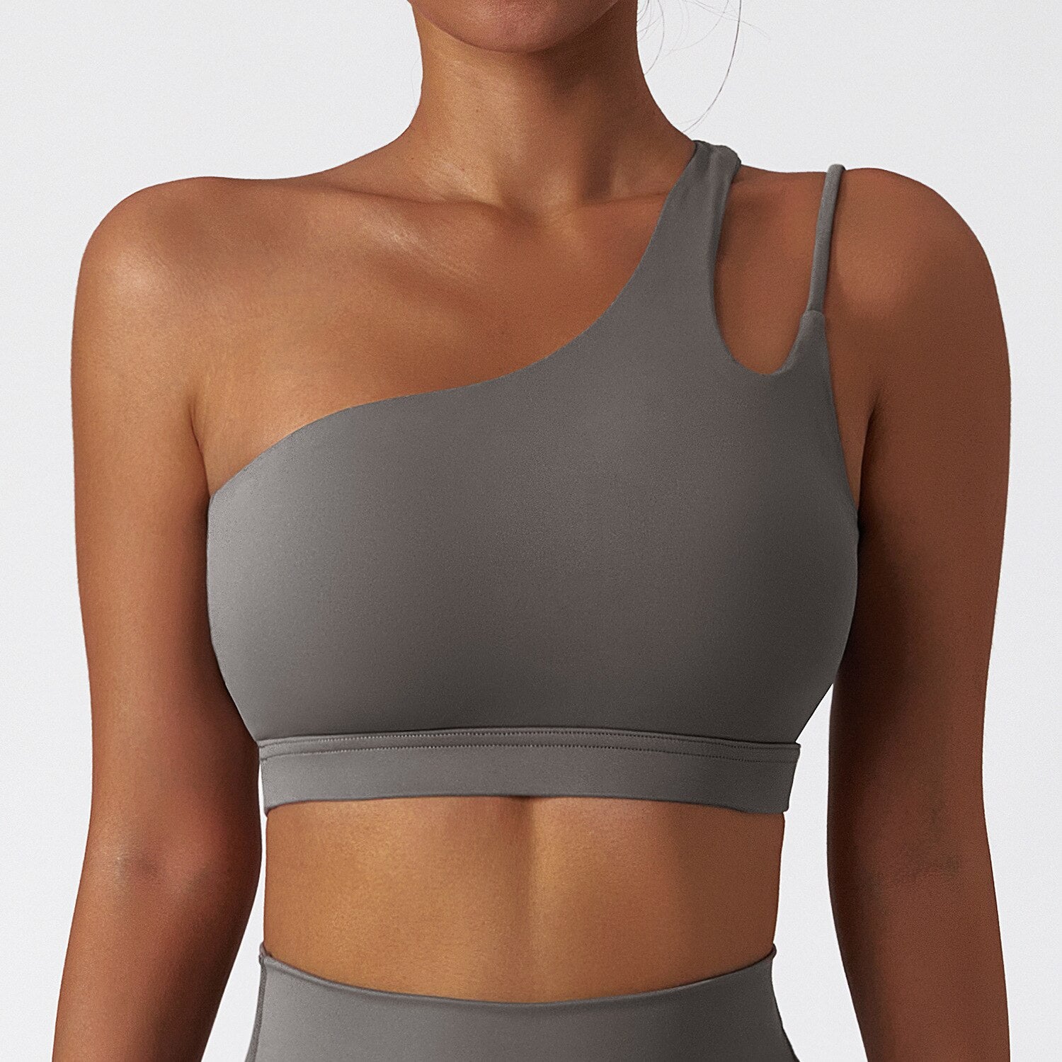 Women's Nylon Sleeveless Breathable Yoga Wear Gym Wear Crop Top