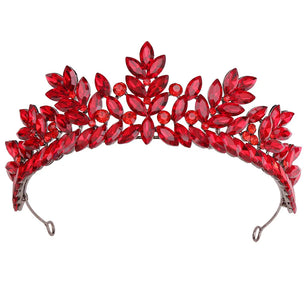 Women's Zinc Alloy Plant Pattern Tiaras Bridal Classic Crown