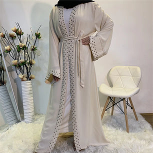 Women's Arabian Polyester Full Sleeve Embroidered Pattern Abaya