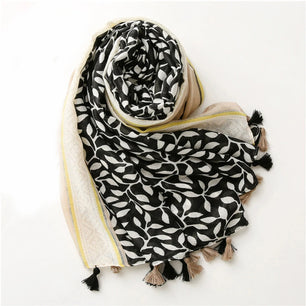 Women's Silk Head Wrap Printed Pattern Trendy Beach Scarves