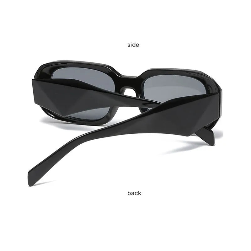 Women's Polycarbonate Frame Rectangle Shaped UV400 Sunglasses