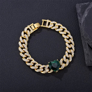 Men's Zinc Alloy Toggle Clasp Link Chain Geometric Bracelet