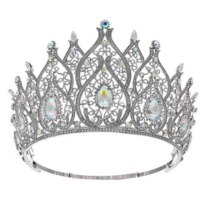 Women's Zinc Alloy Plant Pattern Tiaras Bridal Classic Crown