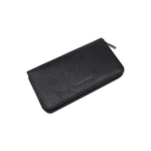 Men's PU Card Holders Plain Pattern Casual Wear Coin Wallets