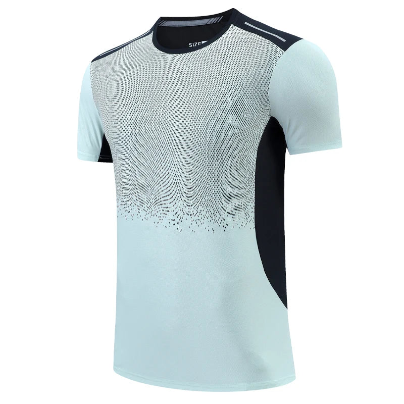 Men's Microfiber Short Sleeve Pullover Closure Sportswear T-Shirt