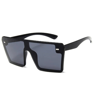 Women's Plastic Frame Acrylic Lens Square Shaped UV400 Sunglasses