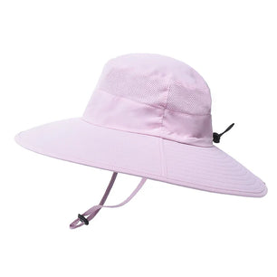 Women's Cotton Solid Pattern Sun Protection Glamorous Beach Hat