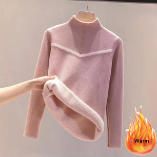 Women's Acrylic Full Sleeves Knitted Pattern Casual Wear Sweaters