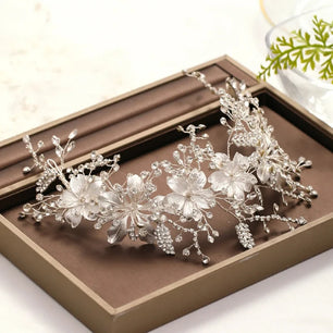 Women's Zinc Alloy Water Drop Pattern Tiaras Bridal Wedding Crown