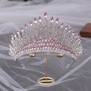 Women's Zinc Alloy Plant Pattern Tiaras Bridal Classic Crown