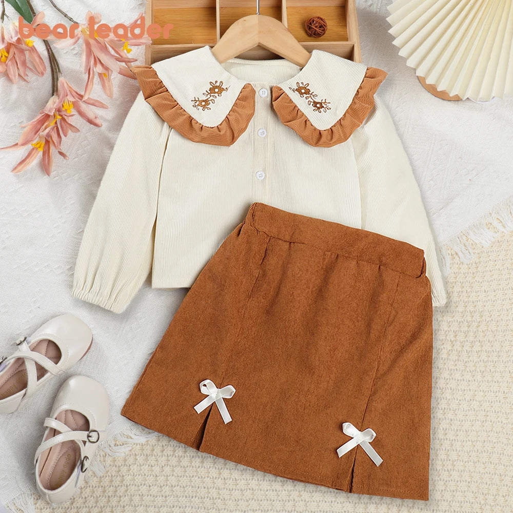 Baby Girl's Polyester Full Sleeves Embroidery Pattern Dress