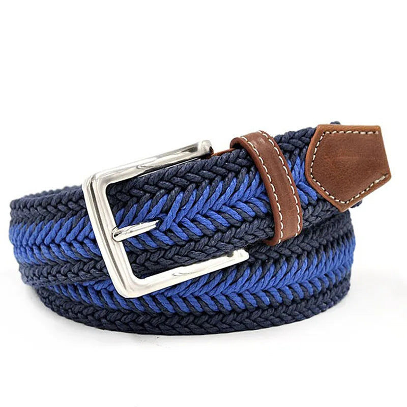 Women's Canvas Adjustable Pin Buckle Closure Casual Strap Belts