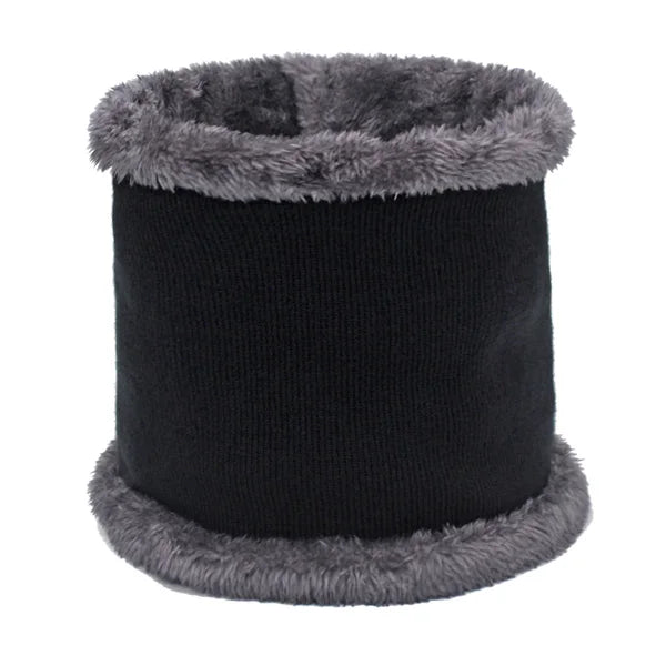 Men's Faux Fur Skullies Beanies Letter Pattern Casual Warm Cap