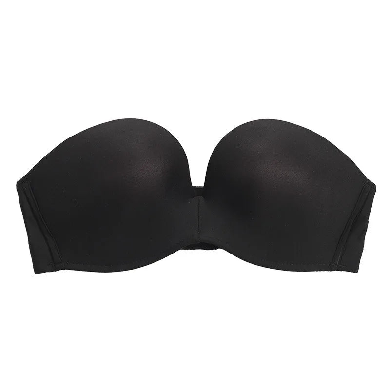 Women's Polyester Non-Convertible Straps Back Closure Push Up Bra