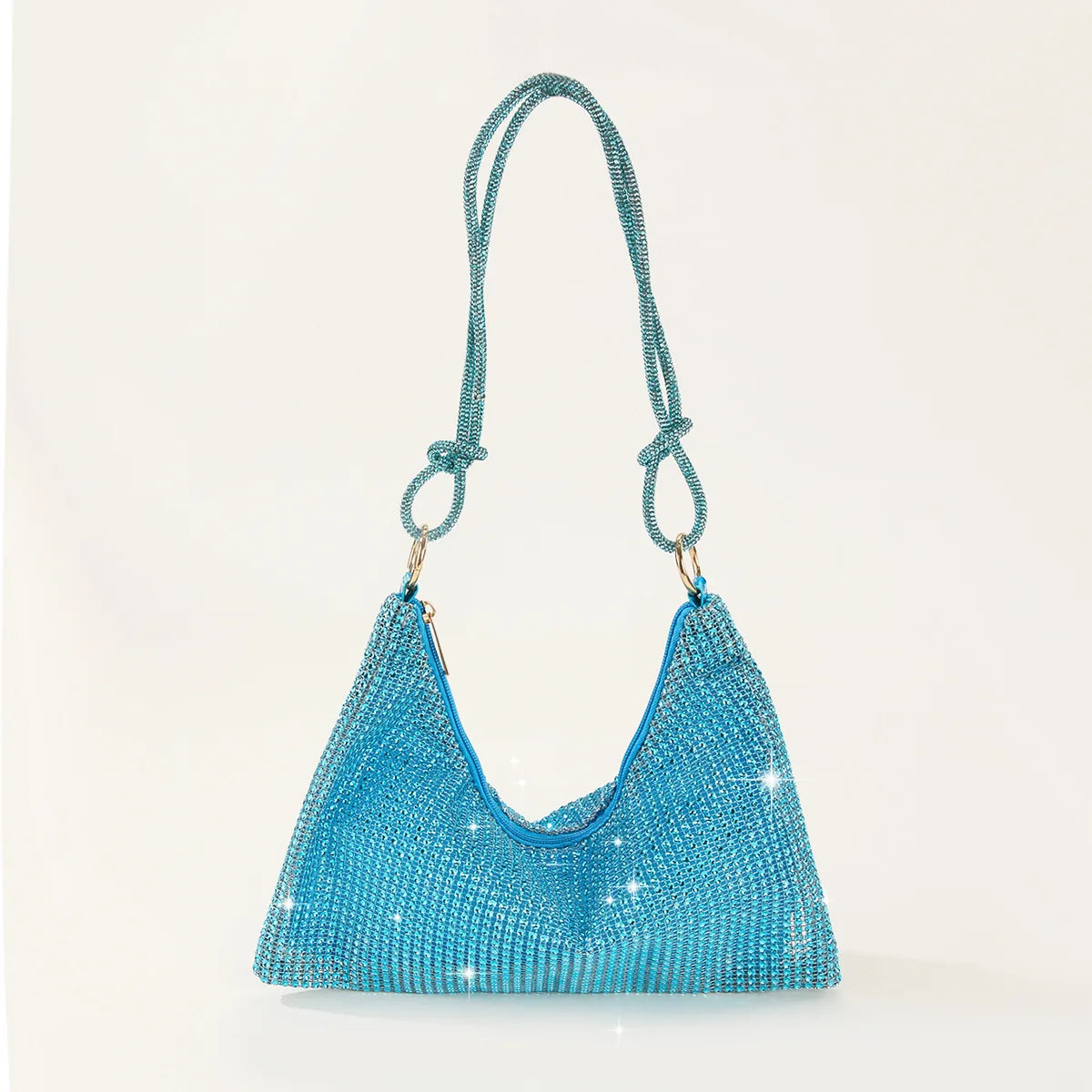 Women's PU Hasp Closure Sequined Pattern Trendy Shoulder Bags