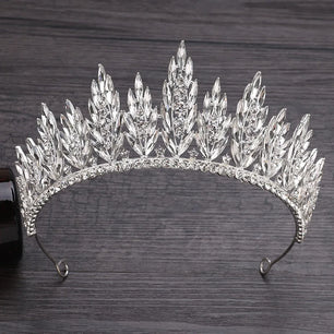 Women's Zinc Alloy Geometric Pattern Tiaras Bridal Classic Crown