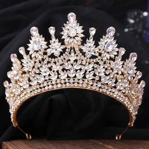 Women's Crystal Zinc Alloy Geometric Pattern Bridal Wedding Crown