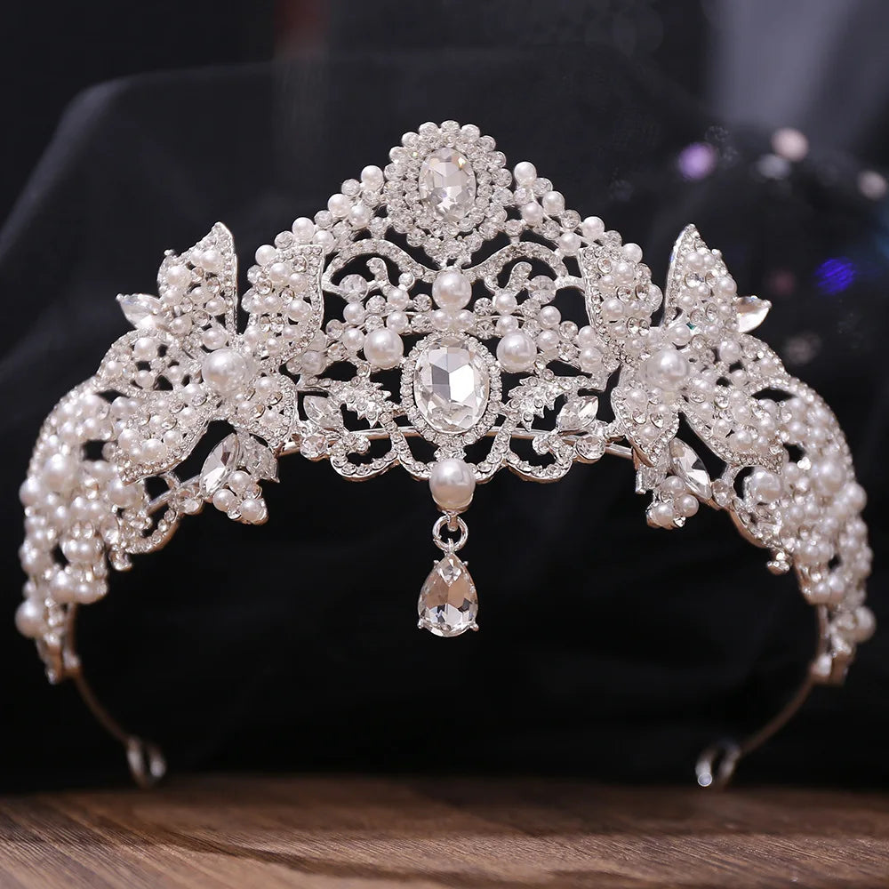 Women's Zinc Alloy Geometric Pattern Tiaras Bridal Wedding Crown