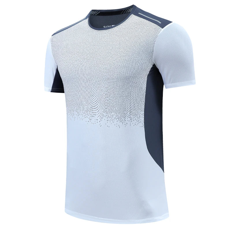 Men's Microfiber Short Sleeve Pullover Closure Sportswear T-Shirt