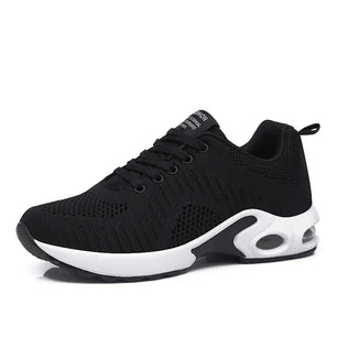 Women's Cotton Lace-Up Closure Sports Wear Running Sneakers