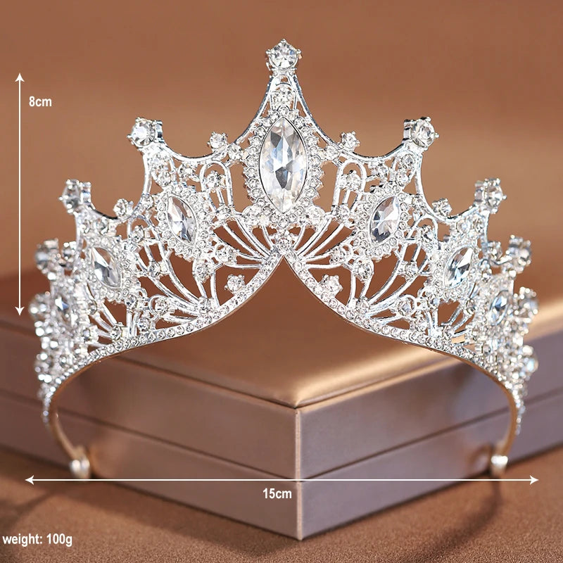 Women's Zinc Alloy Plant Pattern Tiaras Bridal Classic Crown