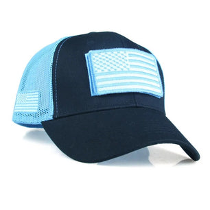 Men's Cotton Adjustable Strap Sun Protection Printed Baseball Cap