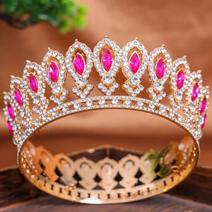 Women's Zinc Alloy Plant Pattern Tiaras Bridal Classic Crown