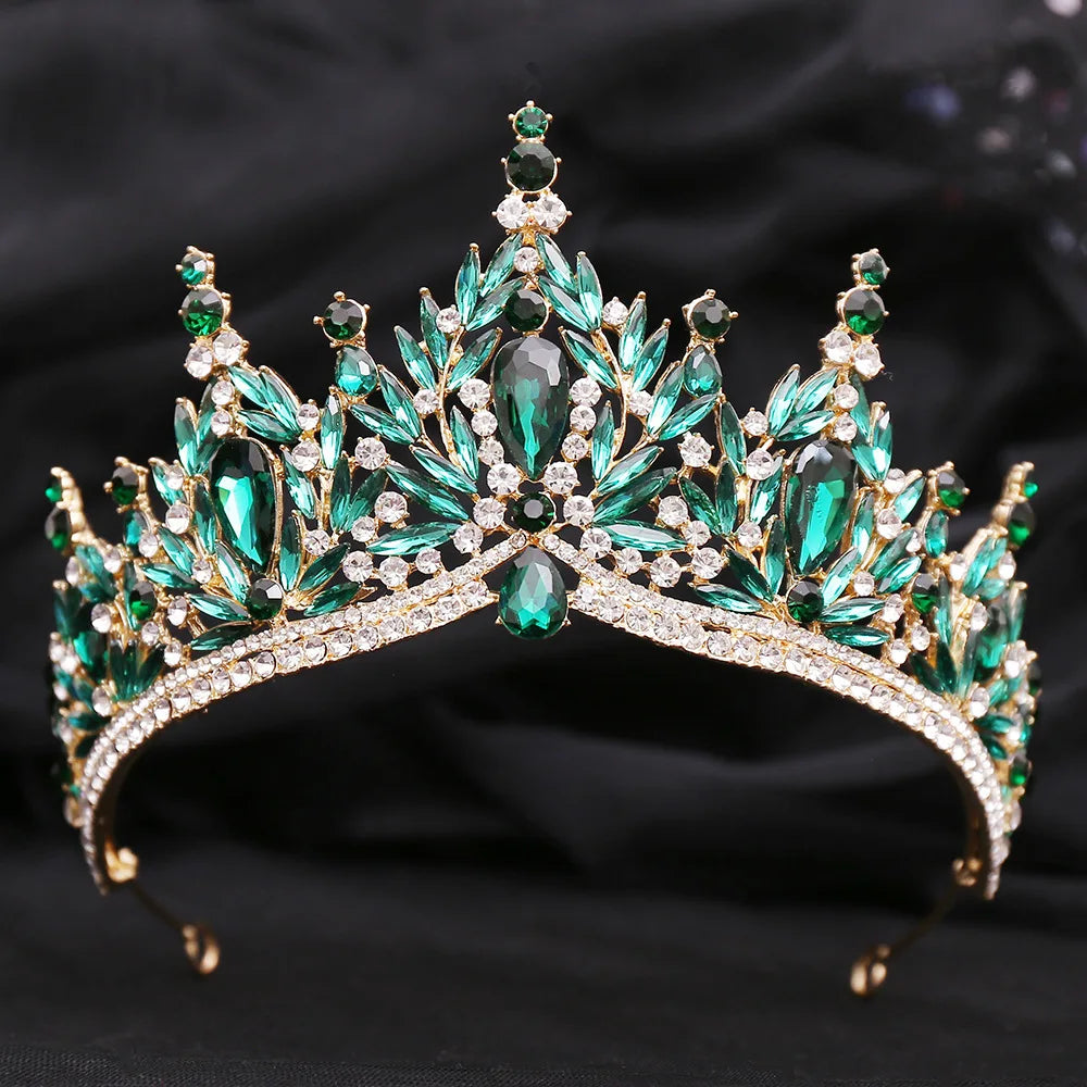 Women's Zinc Alloy Plant Pattern Tiaras Bridal Classic Crown