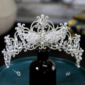 Women's Zinc Alloy Plant Pattern Tiaras Bridal Wedding Crown