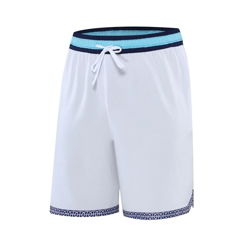 Men's Polyester Solid Pattern Breathable Fitness Sports Short